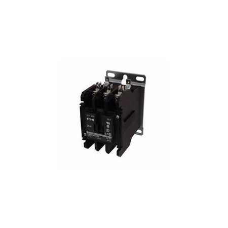 Eaton Definite Purpose Contactor, 110V-120V AC, 3 P, Non-Reversing, Quick Connect & Screw C25DND325AA